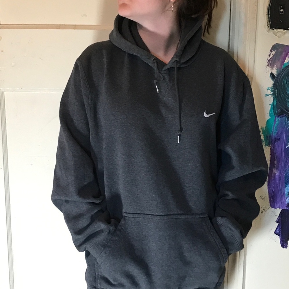 grey nike hoodie